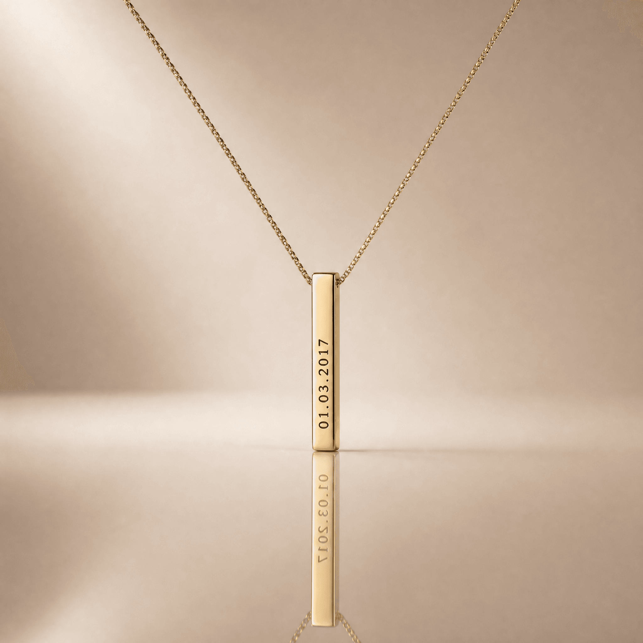 3D Bar Necklace